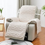 Elegant Quilted Microfiber Slipcover for Recliner