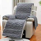 Elegant Quilted Microfiber Slipcover for Recliner