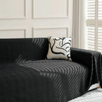 Geometric Design Chenille Sofa Cover - Breathable and Pet Friendly