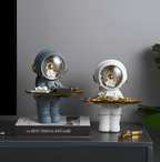 LED Lighted Astronaut Tray – Chic Organizer for Keys and Essentials
