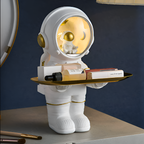 LED Lighted Astronaut Tray – Chic Organizer for Keys and Essentials