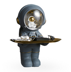 LED Lighted Astronaut Tray – Chic Organizer for Keys and Essentials