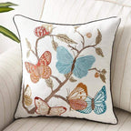 Country Style Embroidered Decorative Pillow Cover – 17.72 x 17.72 inches