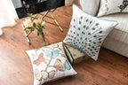 Country Style Embroidered Decorative Pillow Cover – 17.72 x 17.72 inches