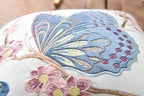 Country Style Embroidered Decorative Pillow Cover – 17.72 x 17.72 inches