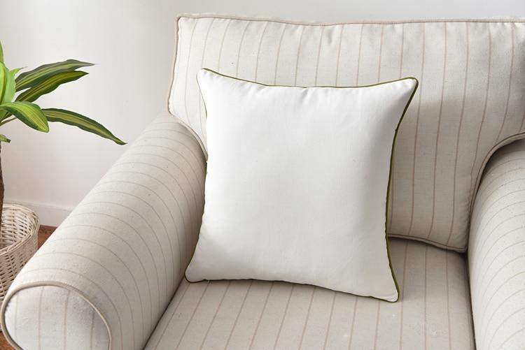 Country Style Embroidered Decorative Pillow Cover – 17.72 x 17.72 inches
