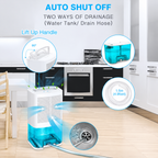 Portable Home Moisture Eliminator and Dehumidifier for Cooling