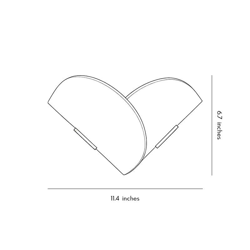Modern Wall Sconce - Fan-Shaped LED Light in Stainless Steel and Marble - 3000K Warm Glow for Living Room and Bedroom