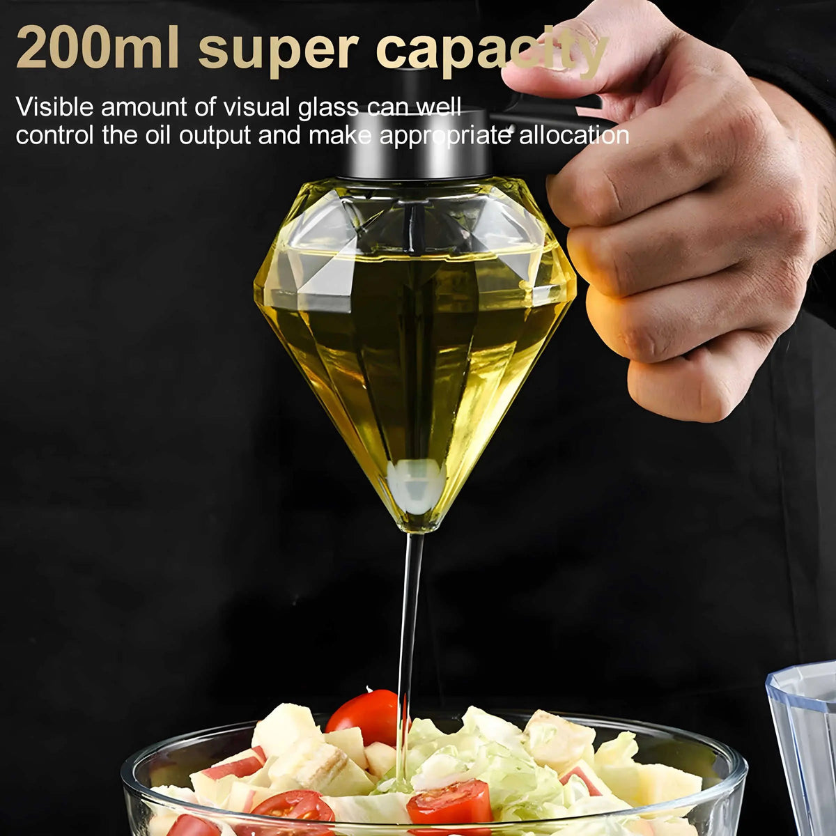 PristineFlow - Stylish 200ml Glass Dispenser