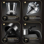 PristineFlow - Stylish 200ml Glass Dispenser