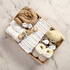 Baby Storage Basket - Plush Sherpa Diaper Organizer Caddy