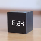 Desk Clock with LED Display, Digital Alarm, Temperature, and Timer