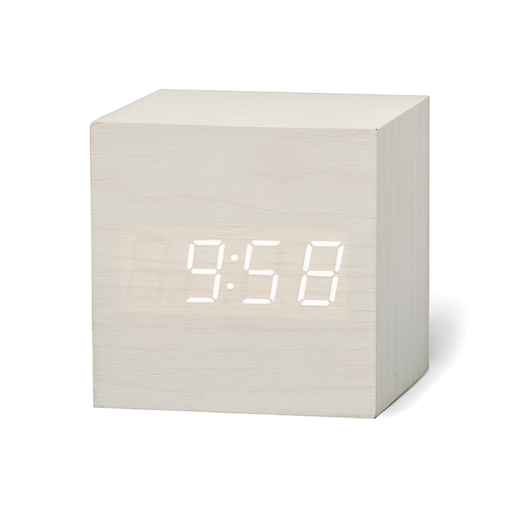 Desk Clock with LED Display, Digital Alarm, Temperature, and Timer
