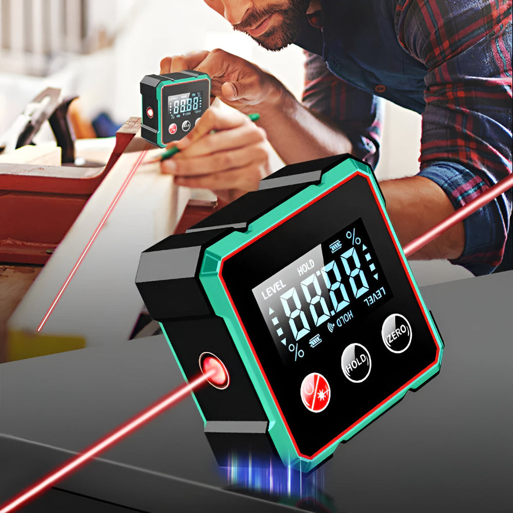 Magnetic Laser Measurement Tool for Digital Angle Detection