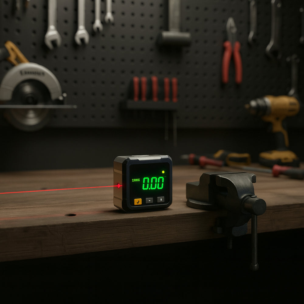 Magnetic Laser Measurement Tool for Digital Angle Detection