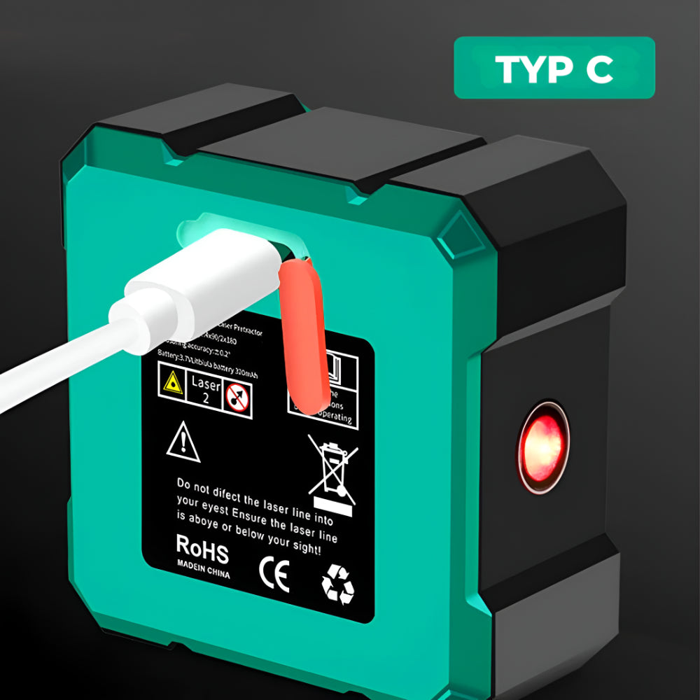 Magnetic Laser Measurement Tool for Digital Angle Detection