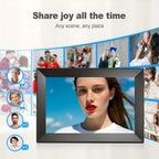 WiFi Digital Picture Frame with Touchscreen – HD Display for Table or Wall