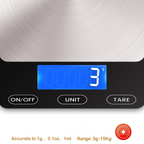 SleekPro Precision Digital Kitchen Scale for Perfect Baking
