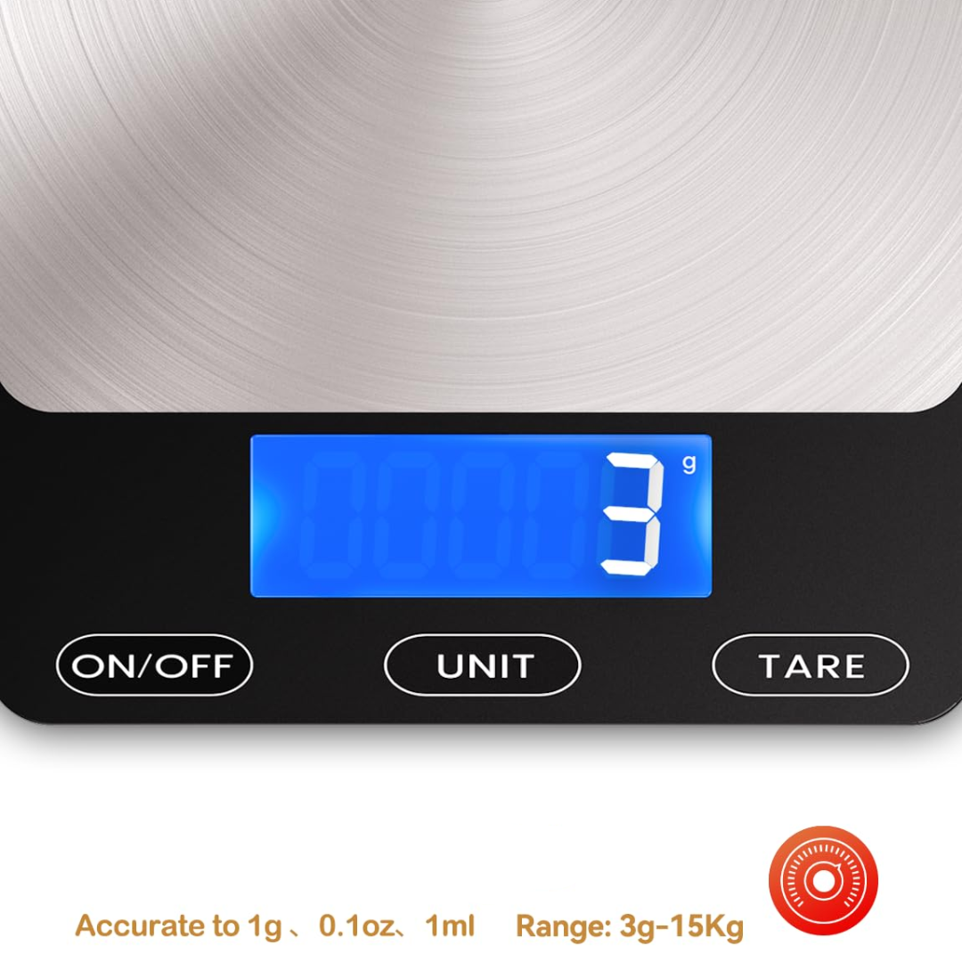 SleekPro Precision Digital Kitchen Scale for Perfect Baking