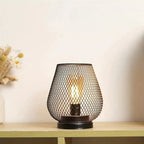Battery-Powered Metal Lanterns Set – Dimmable LED for Indoor and Outdoor Use
