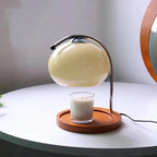 Retro Glass Design Dimmable LED Lamp – Cozy Candle Warmer for Home Decor