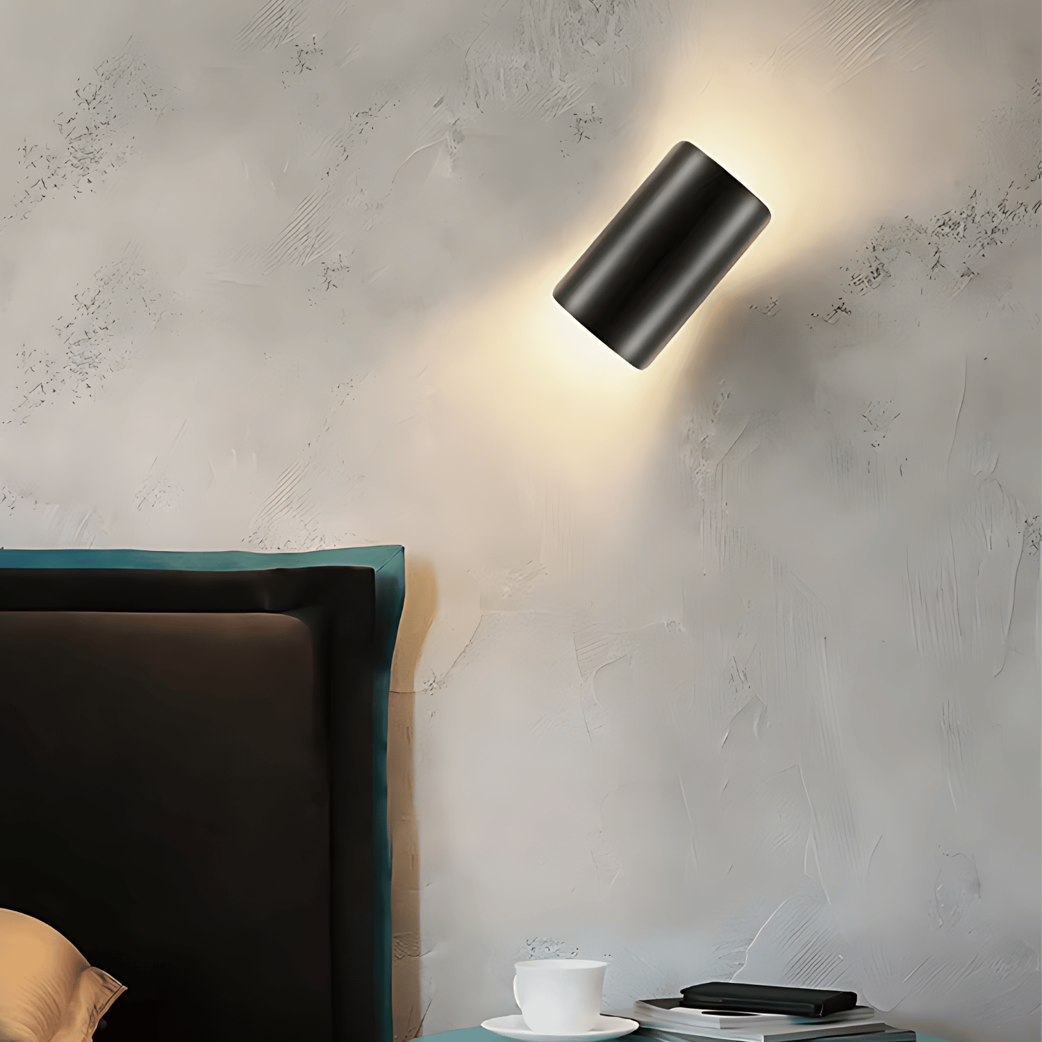 Curved Design LED Wall Light – Adjustable Brightness for Comfortable Home Illumination