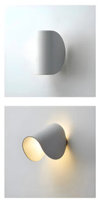 Curved Design LED Wall Light – Adjustable Brightness for Comfortable Home Illumination
