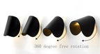 Curved Design LED Wall Light – Adjustable Brightness for Comfortable Home Illumination