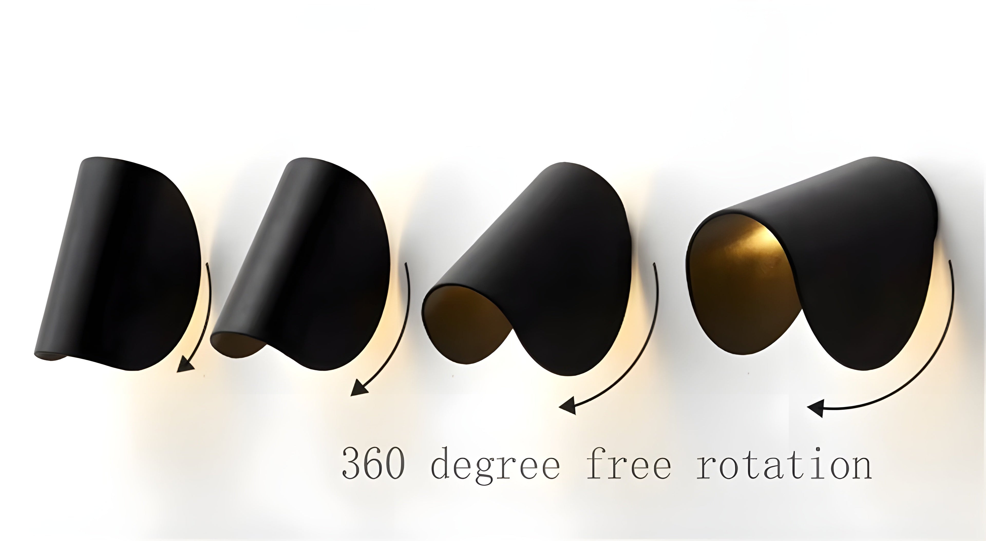 Curved Design LED Wall Light – Adjustable Brightness for Comfortable Home Illumination