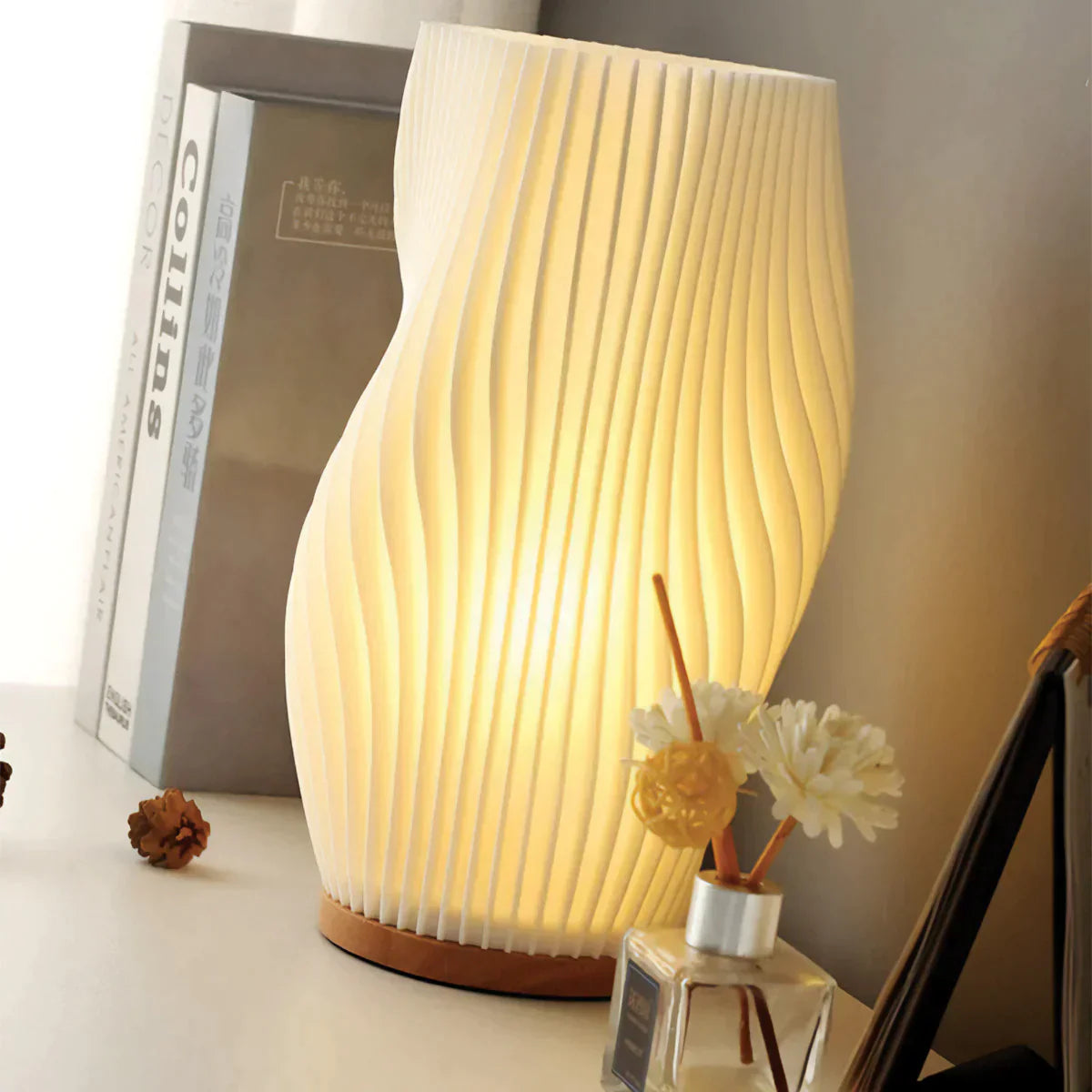 USB Charging Table Lamp – Adjustable Light for Bedroom and Desk Use