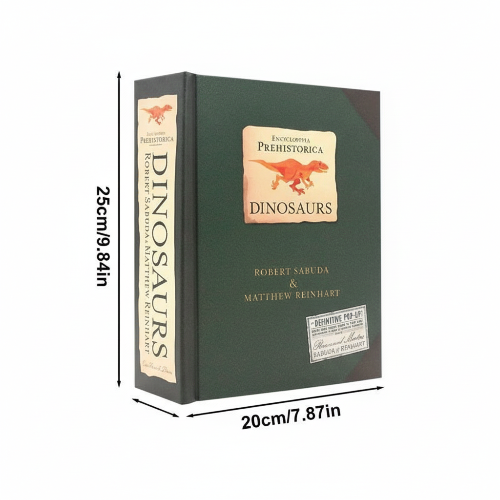 3D Interactive Dinosaur Pop-Up Book for Engaging Learning Experiences