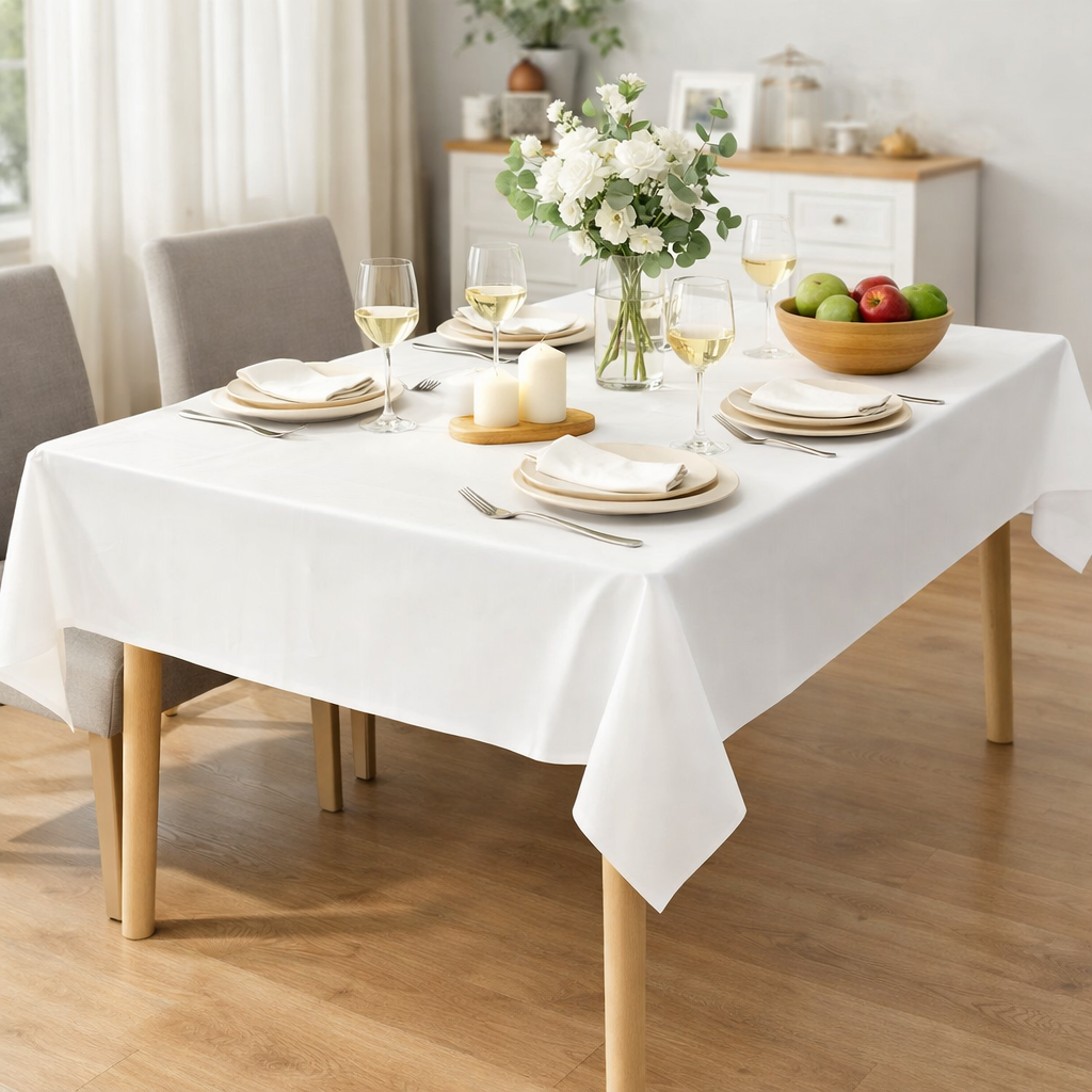 Waterproof and Stain-Resistant Disposable Tablecloths Set