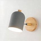 Scandinavian Style Wooden Wall Light – Minimalist Home Decor