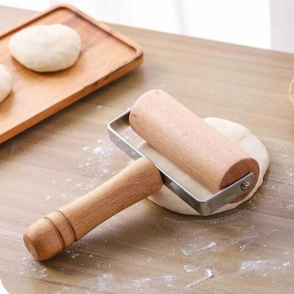 Versatile Beechwood Rolling Pin Set for Perfect Dough