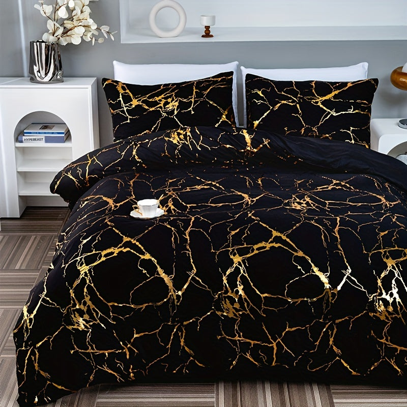 Silk Duvet Cover Set – Elegant Design for All-Year Bedroom Comfort