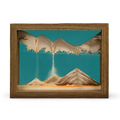 360° Rotating Glass Sand Art - Decorative Landscape for Home