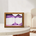 360° Rotating Glass Sand Art - Decorative Landscape for Home