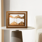 360° Rotating Glass Sand Art - Decorative Landscape for Home