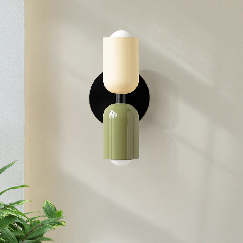 Contemporary Double Wall Light Fixture in Nordic Style