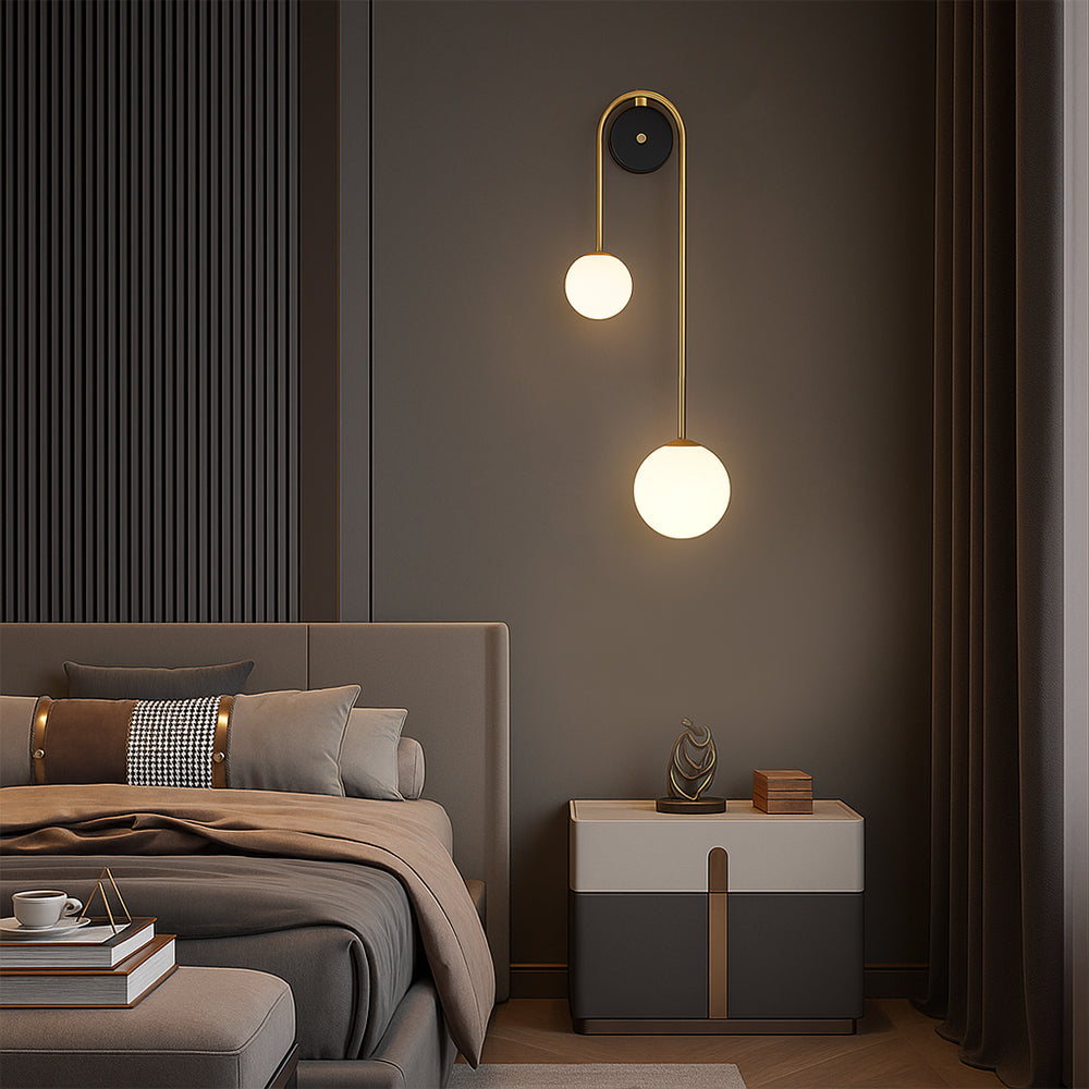 Curved Wall Light for Aesthetic Home Decor