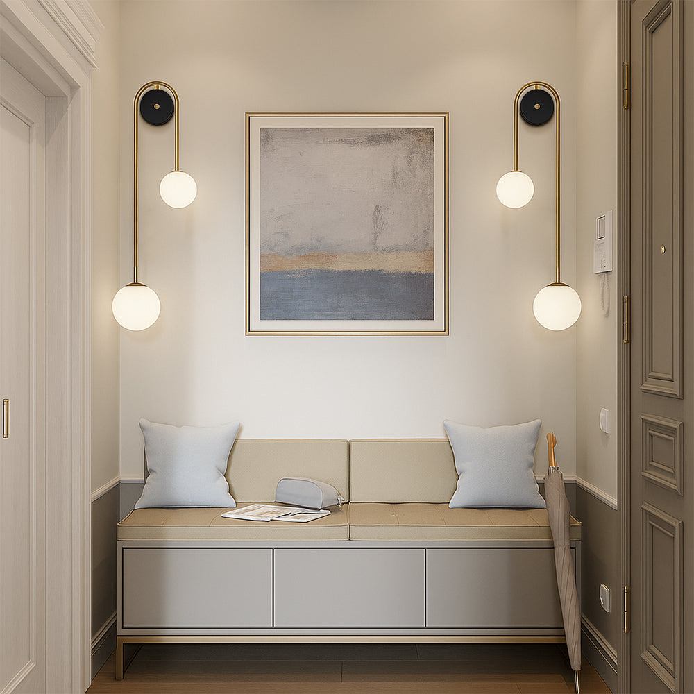 Curved Wall Light for Aesthetic Home Decor