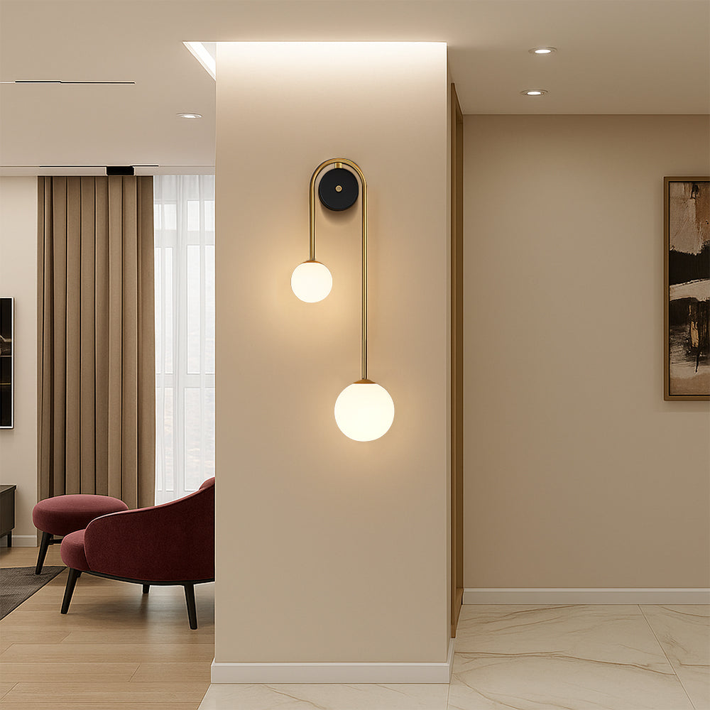 Curved Wall Light for Aesthetic Home Decor