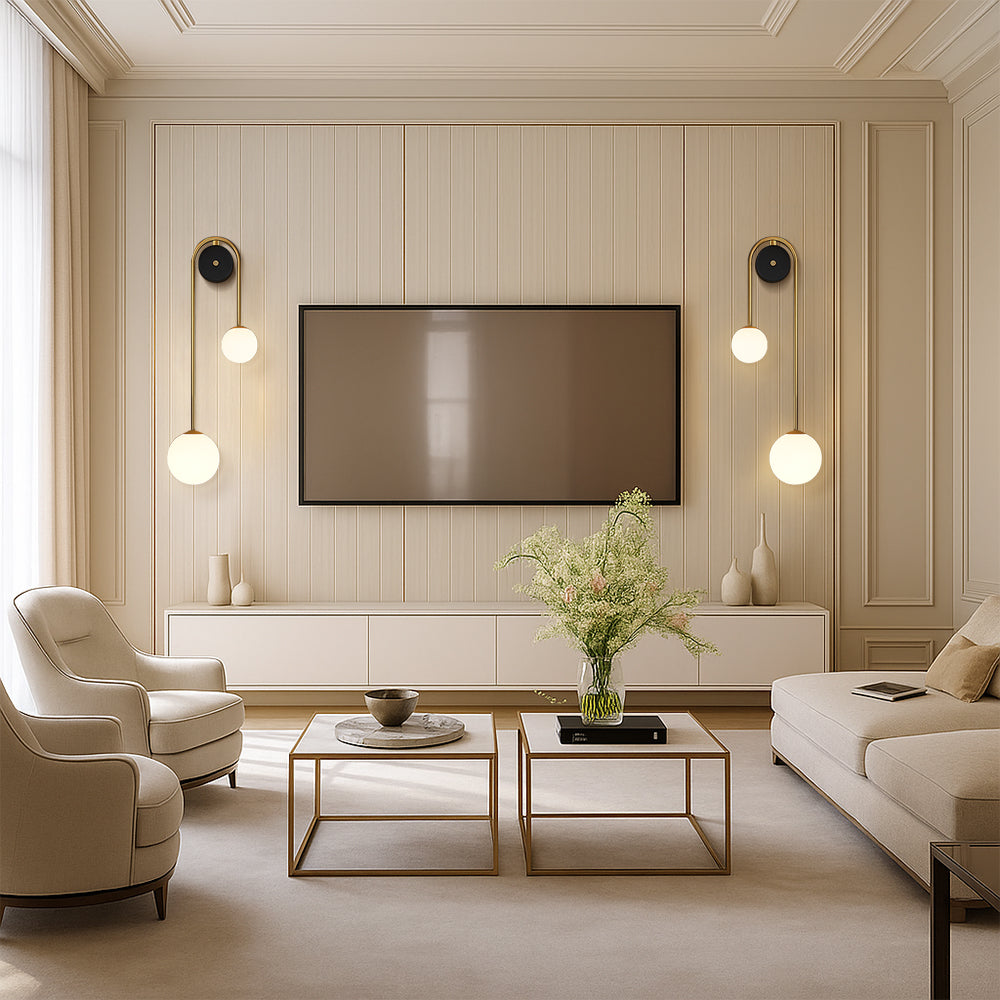 Curved Wall Light for Aesthetic Home Decor