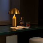 Contemporary Wireless Dome-Shaped Table Light