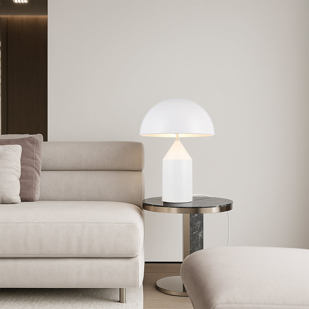 Contemporary Wireless Dome-Shaped Table Light