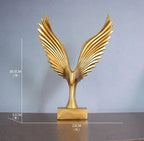 Resin Art Eagle Figurine – Eye-Catching Decor for Home and Office
