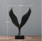 Resin Art Eagle Figurine – Eye-Catching Decor for Home and Office