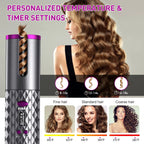 Wavesmith Wireless Curling Wand - Quick & Portable Styling