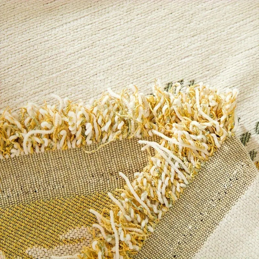 Soft Chenille Sofa Protector – Pet-Safe Cover in Forest Pattern