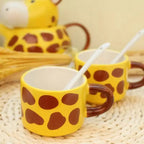 Whimsical Giraffe-Shaped Ceramic Tea Set